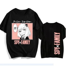 تیشرت جاسوس و خانواده | تیشرت Spy x Family طرح anya forger kawaii کد 125938