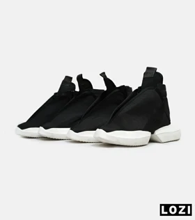کفش کتانی مردانه مشکی سفید Rick Owens Horse Feet