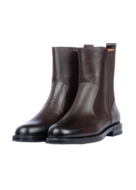 نیم بوت چرم زنانه مدل آیسن سیگنچر