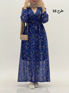 4077-پیراهن حریر فرانک