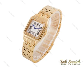 ساعت کارتیه زنانه Panthere نگین‌دار سایز مدیوم Cartier-3808-L