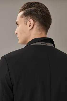کاپشن راحتی مردانه با یقه باریک و باریک مردانه 4A0422100018