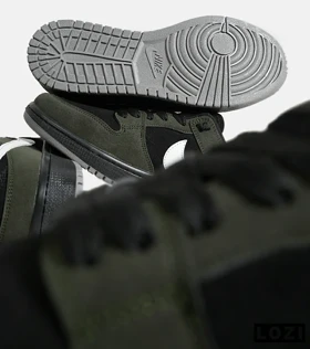 کفش کتانی مردانه و زنانه مشکی سبز نایک NIKE SB Dunk
