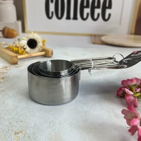 پیمانه استیل 4 سایز 310 گرم برند شنگیا