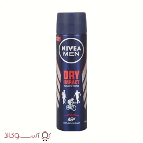 اسپری ضد تعریق مردانه نیوآ مدل dry impact plus حجم 150 میلی لیتر
