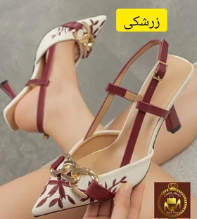 صندل مجلسی پشت‌باز زنانه سلن