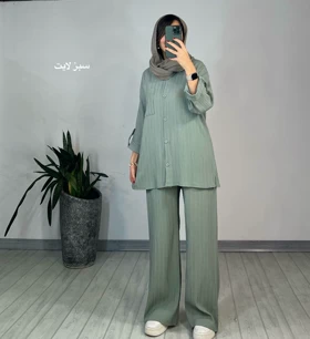 ست مانتو و شلوار لاوین