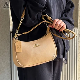 کیف دوشی کوچ Coach Shoulder Bag A02 (کرم)