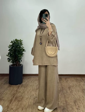 ست مانتو و شلوار وارش