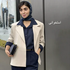 کت آستین راه راه 1007804