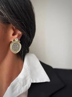 گوشواره های سکه طرح جدید