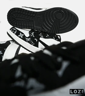 کفش کتانی مردانه و زنانه NIKE LOUIS VUITTON x travis scott مدل 6646