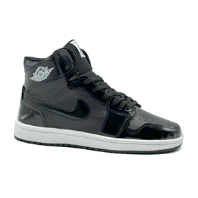 کفش کتانی اسپرت ساق‌دار مردانه رنگ مشکی مدل نایک NIKE Jordan 1 low
