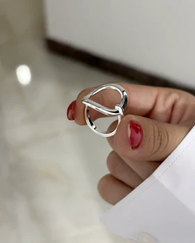 انگشتر نقره ای فشن دخترانه 867