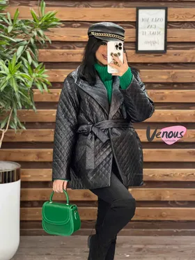 پالتو چرم یقه آمریکایی