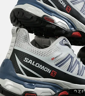 کفش کتانی مردانه و زنانه خاکستری مشکی Salomon Waterproof V.2