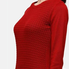 بلوز بافت زنانه طرح برجسته وارداتی