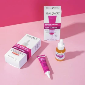 سرم ضدچروک و جوان‌کننده پوست بالانس, Balance مدل Snake Venom حاوی سم مار حجم 30 میلی‌لیتر