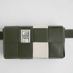 کیف کراس بادی چرم مدل crust (سبز)