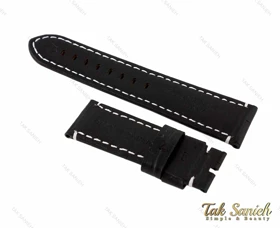 بند چرمی ساعت مچی پنرای مدل Luminor مشکی Panerai-Strap-3321-G