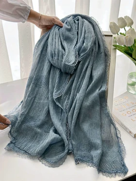 شال دانتل حاشیه لمه