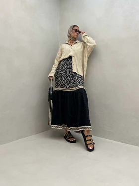 شومیز پارچه گیپور