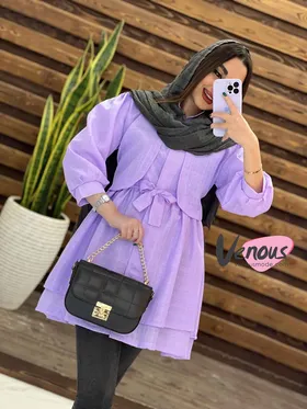 مانتو نازلی ژیله دار