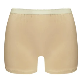 شورت زنانه مدل پادار نخی کرم کد 5022