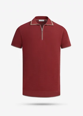 پولوشرت نیم زیپ knit