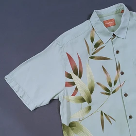 پیراهن هاوایی ابریشمی اورجینال برند پرطرفدار Tommy Bahama