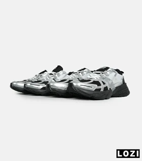 کفش کتانی مردانه و زنانه مشکی طوسی Nike cushlon مدل 6493