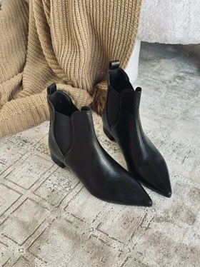 نیم بوت کلاسیک نوک تیز