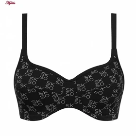 سوتین فنردار زنانه رنگ مشکی میسا مدل 5342-9040