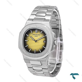 ساعت پتک فیلیپ ناتیلوس مردانه استیل صفحه مشکی زرد Patek-6534-G