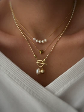 گردنبندهای آبکاری طلا