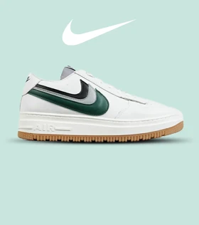 کفش مردانه و زنانه سفید سبز مشکی NIKE AirForce 3Pips مدل 7424