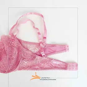 ست صورتی کاپ بی فنردار برند نوشه پوش