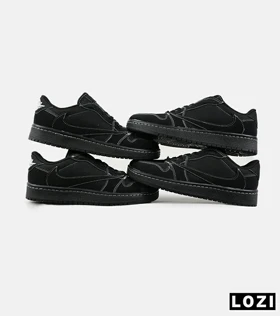 کفش کتانی مردانه مشکی NIKE travis scott