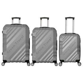چمدان Green Travel مدل GT-40366-3X مجموعه 3 عددی (طوسی)