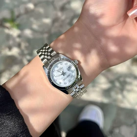 ساعت رولکس دیت جاست date just صفحه صدفی