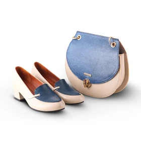 ست کیف و کفش زنانه چرم یلسان مدل دلاریس کد 927-KELARA-SHT