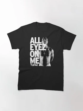 تیشرت لانگ 2PAC طرح All Eyez On Me Classic T-Shirt کد 190251