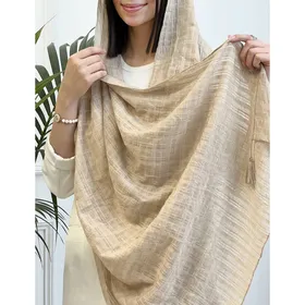 شال مربعی منگوله‌دار