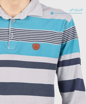 تیشرت یقه دار مردانه آستین بلند 1390