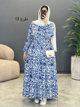 3163-پیراهن بلند نوردخت