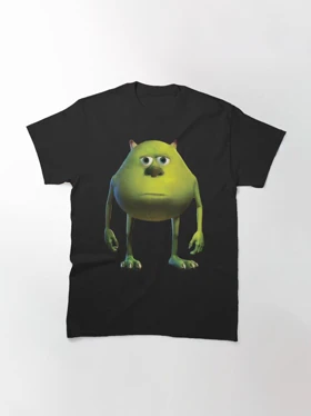 تیشرت کارخانه هیولاها تیشرت Monsters inc طرح Mike Waz
