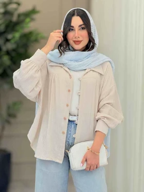 مانتو چین‌دار پایین هلال
