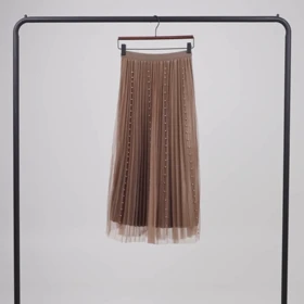 دامن توری مروارید خطی (موکایی)