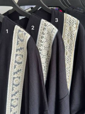 مانتو کفتان مشکی هلن