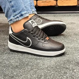 کتانی نایک ایرفورس مردانه nike air force رنگ مشکی زیره سفید